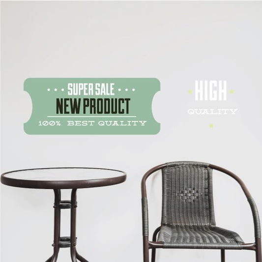 Image of Super Sale New Product 100% Best Quality Retail Discount Sign Wall Decal - Vinyl Decal - Car Decal - Idcolor028