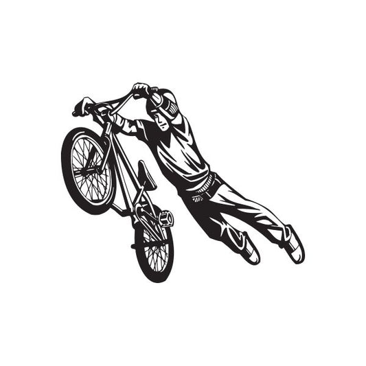 Image of Superman BMX Rider Decal