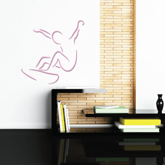 Image of Surfing Wall Decal - Vinyl Sticker - Car Sticker - Die Cut Sticker - CDSCOLOR025