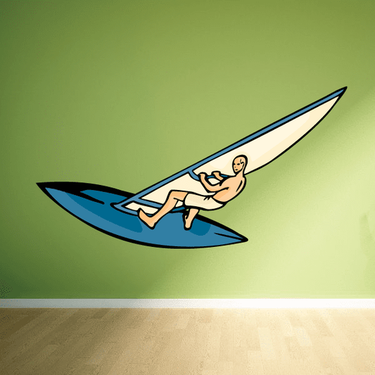 Image of Surfing Wall Decal - Vinyl Sticker - Car Sticker - Die Cut Sticker - CDSCOLOR037