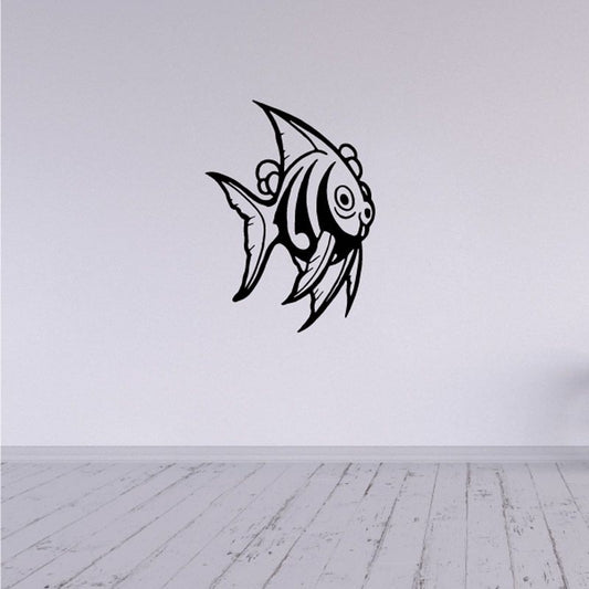 Image of Surprised Angel Fish Decal