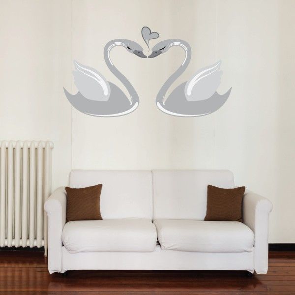 Image of Swan Love Sticker