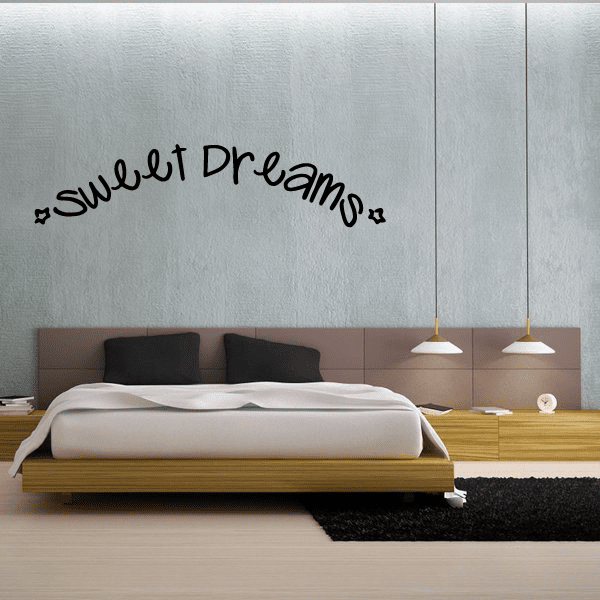 Image of Sweet Dreams Wall Quote Mural Decal