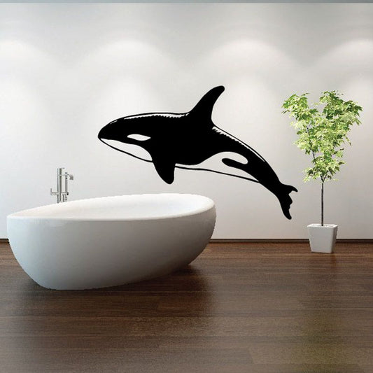 Image of Swimming Killer Whale Decal