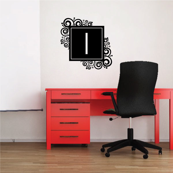 Image of Swirl Monogram Decal