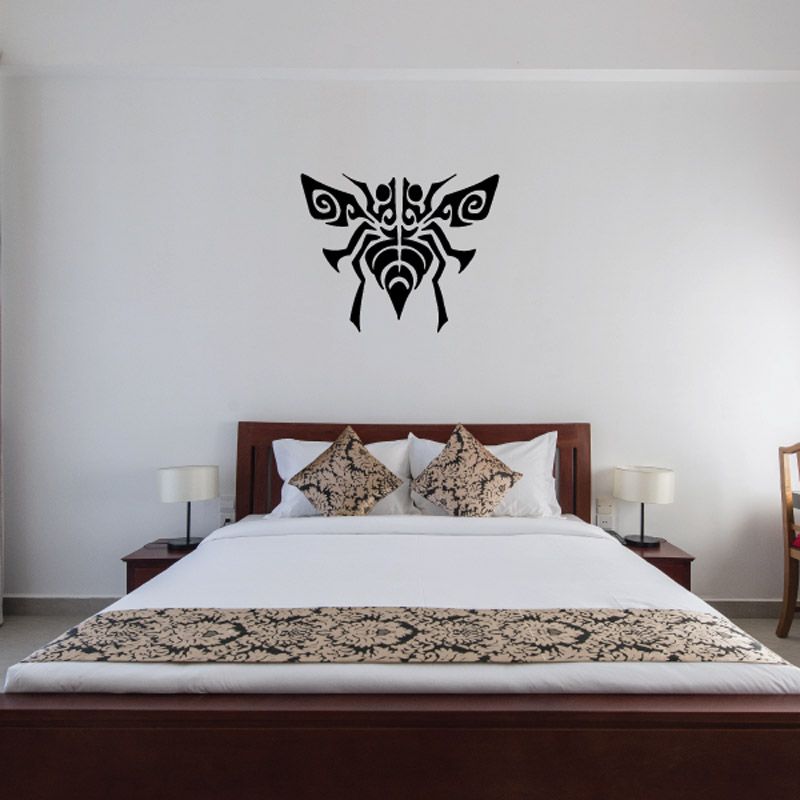 Image of Swirl Wing Flying Beetle Decal