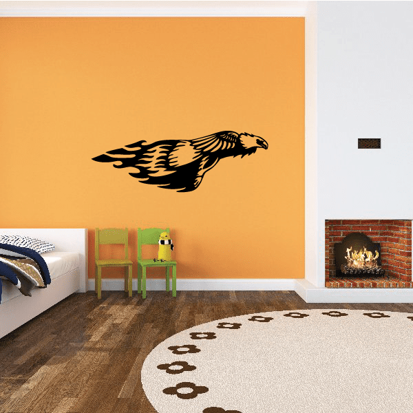 Image of Swooping Fire Eagle Decal