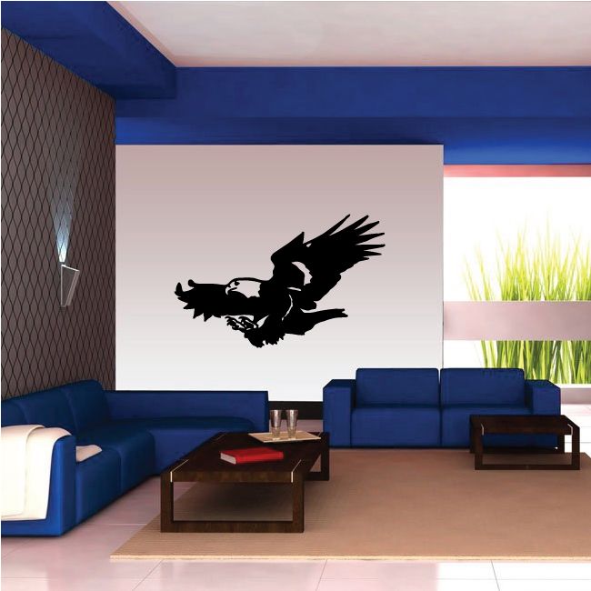 Image of Swooping Hunting Eagle Decal