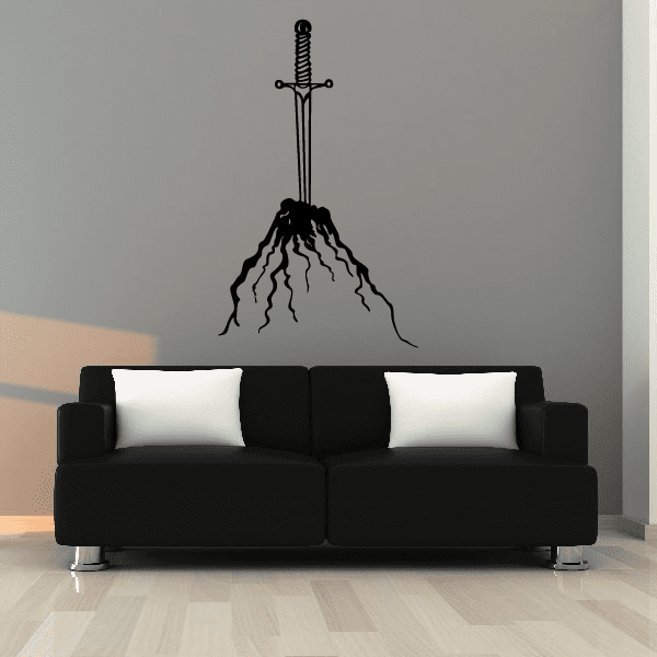 Image of Sword in the Stone Decal