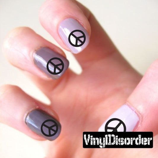 Image of Symbols ST047 Fingernail Art Sticker - Vinyl Finger Nail Decals