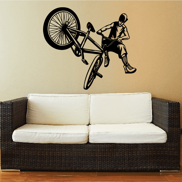 Image of Tail Whip BMX Rider Decal