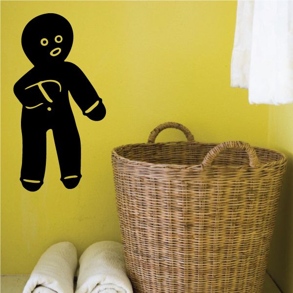 Image of Talking Gingerbread Man Decal