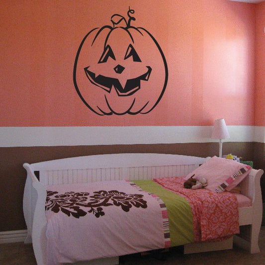 Image of Tall Jack-o-Lantern Decal