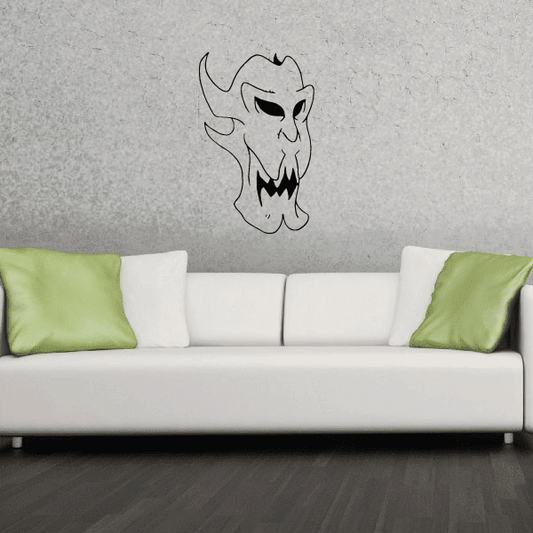 Image of Tall Monster Mask Decal