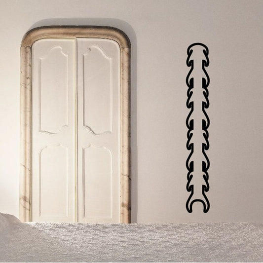 Image of Tall Thin Ghost Flames Car Decal - Vinyl Decal - Wall Decal - CF599