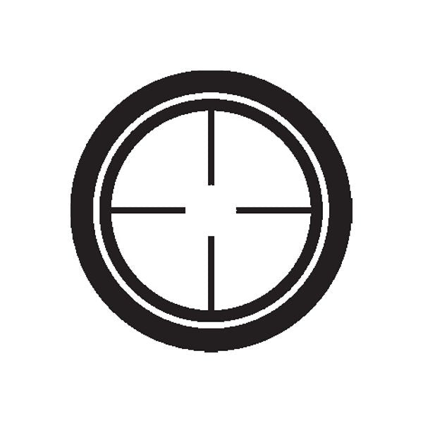 Image of Target Scope Crosshair Wall Decal - Vinyl Decal - Car Decal - DC0052