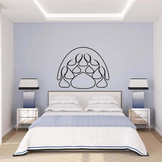 Image of Teardrop Round Ghost Flames Car Decal - Vinyl Decal - Wall Decal - CF558