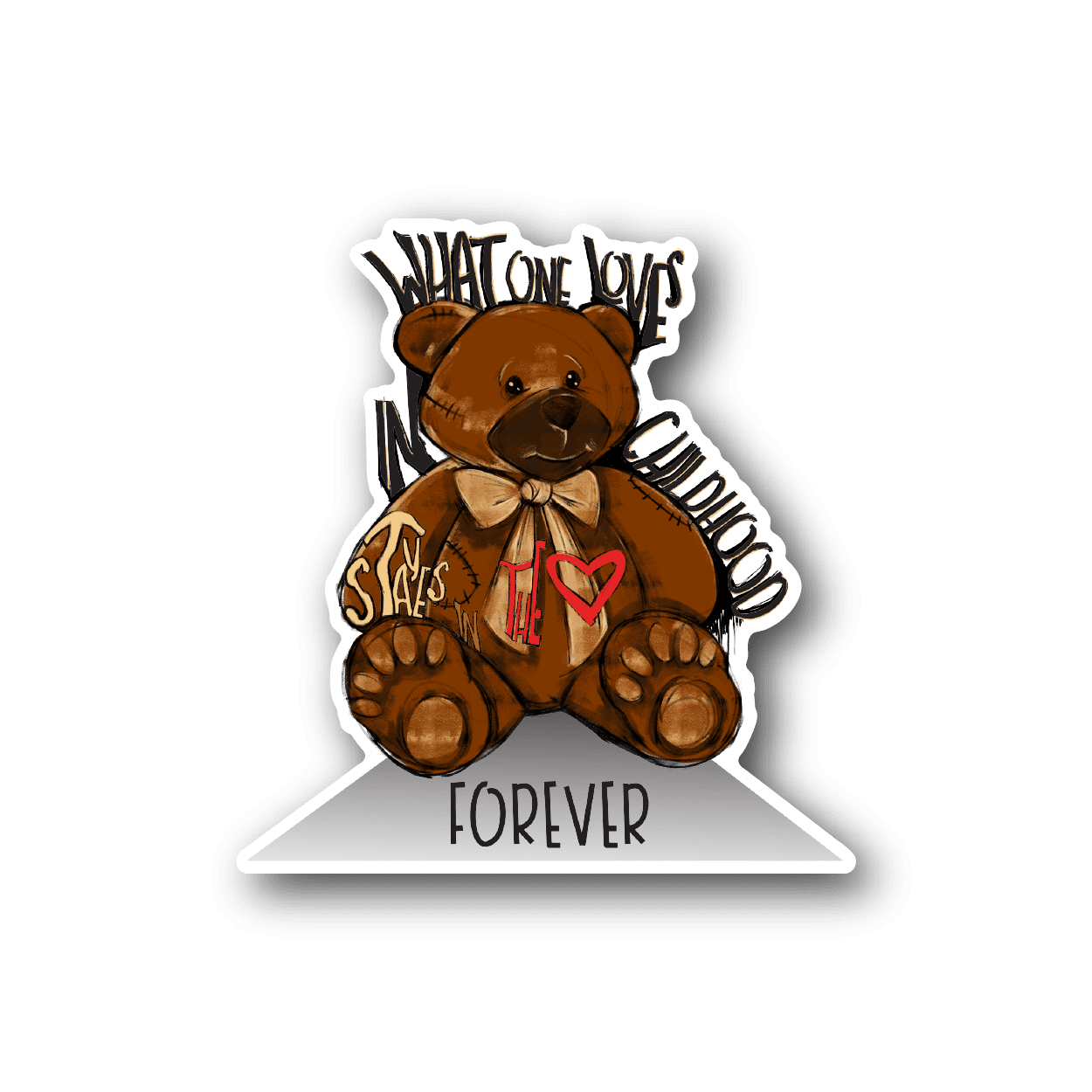 Image of Teddy Bear Sticker