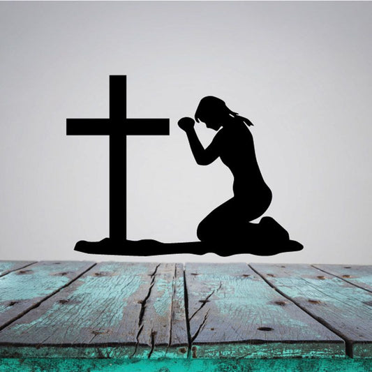 Image of Teen Girl Praying Decal