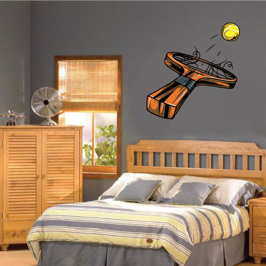 Image of Tennis Wall Decal - Vinyl Car Sticker - Uscolor008