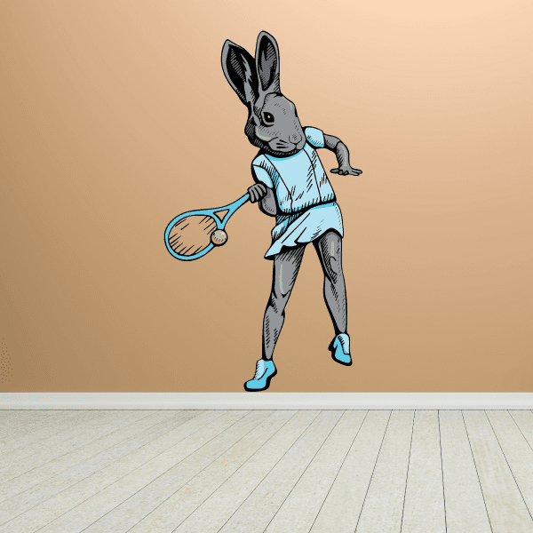 Image of Tennis Wall Decal - Vinyl Sticker - Car Sticker - Die Cut Sticker - CDSCOLOR005