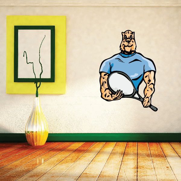 Image of Tennis Wall Decal - Vinyl Sticker - Car Sticker - Die Cut Sticker - CDSCOLOR007