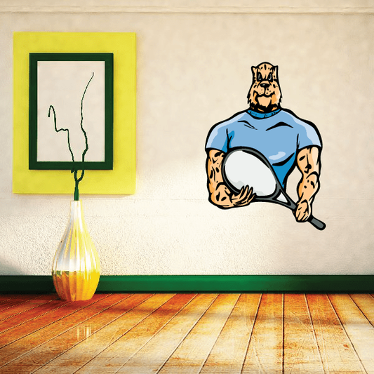 Image of Tennis Wall Decal - Vinyl Sticker - Car Sticker - Die Cut Sticker - CDSCOLOR007