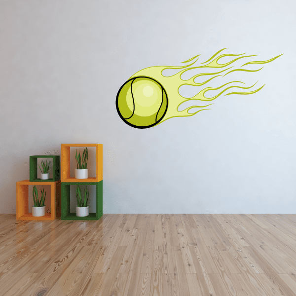 Image of Tennis Wall Decal - Vinyl Sticker - Car Sticker - Die Cut Sticker - CDSCOLOR010