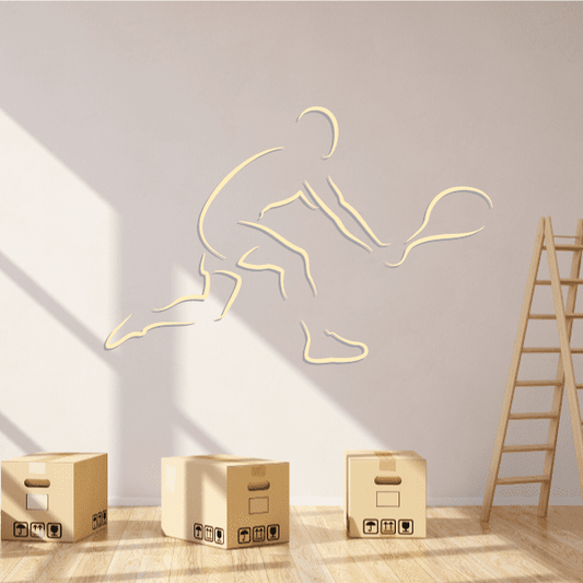 Image of Tennis Wall Decal - Vinyl Sticker - Car Sticker - Die Cut Sticker - CDSCOLOR020