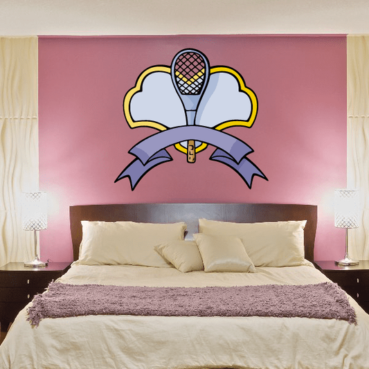 Image of Tennis Wall Decal - Vinyl Sticker - Car Sticker - Die Cut Sticker - CDSCOLOR097