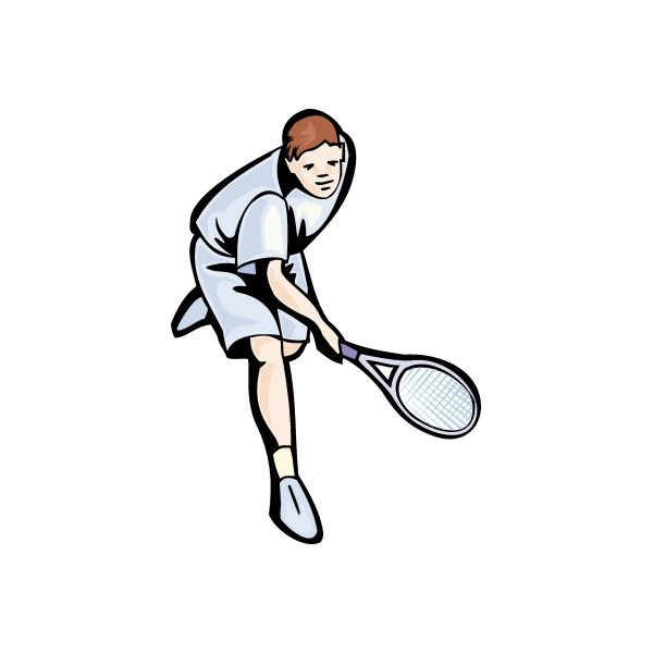 Image of Tennis Wall Decal - Vinyl Sticker - Car Sticker - Die Cut Sticker - DC 006