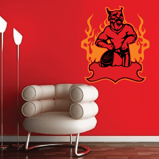 Image of Tennis Wall Decal - Vinyl Sticker - Car Sticker - Die Cut Sticker - SMcolor001