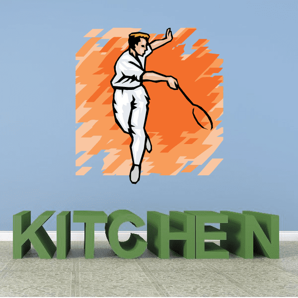 Image of Tennis Wall Decal - Vinyl Sticker - Car Sticker - Die Cut Sticker - SMcolor004