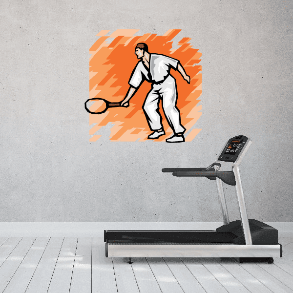 Image of Tennis Wall Decal - Vinyl Sticker - Car Sticker - Die Cut Sticker - SMcolor006