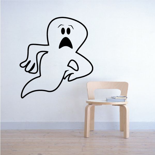 Image of Terrified Ghost Decal