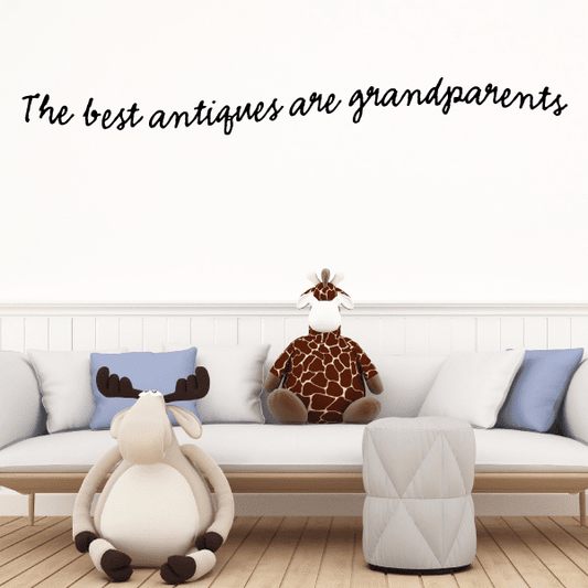 Image of The best antiques are grandparents Wall Decal