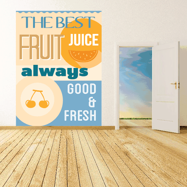 Image of The Best Fruit Juice Always Good Sticker