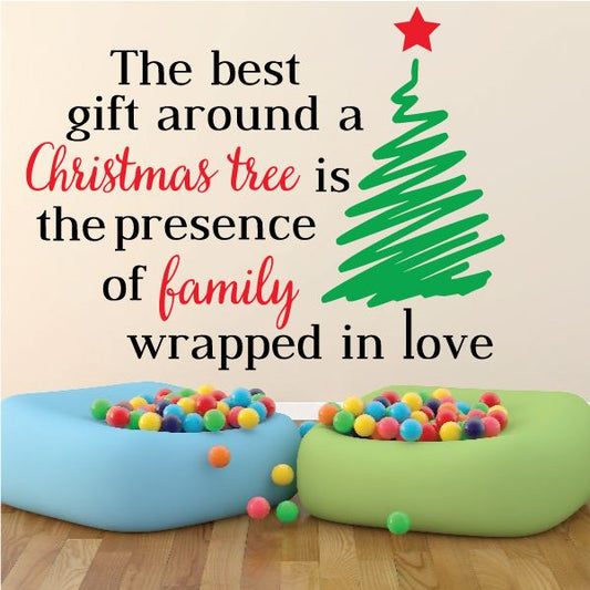 Image of The Best Gift Quote Printed Decal