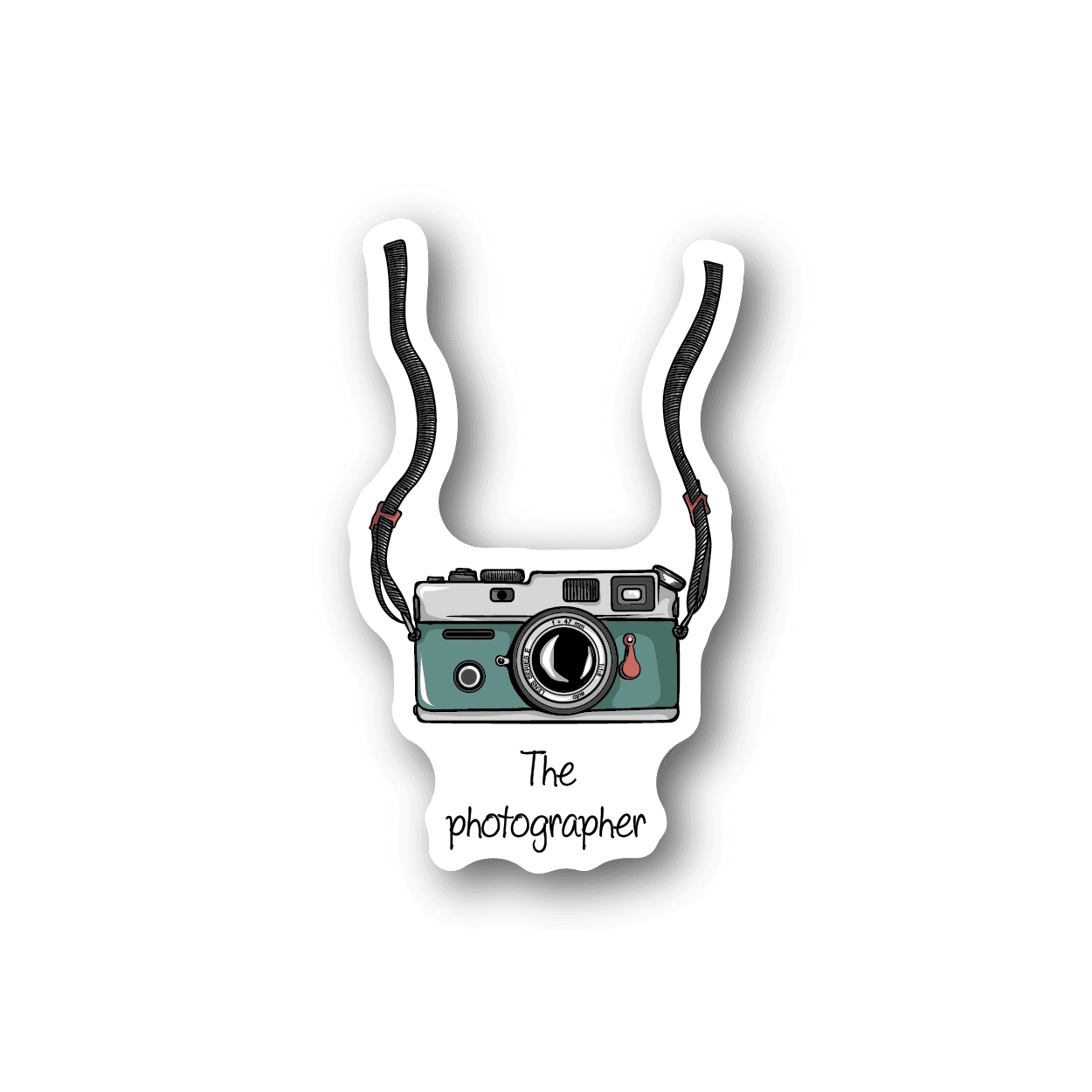 Image of The Camera Photographer Sticker