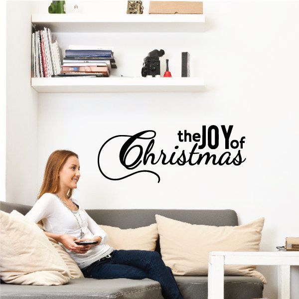 Image of The Joy of Christmas Quote Decal