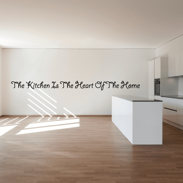 Image of The kitchen is the heart of the Home Wall Decal