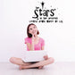 Star quote wall decal text: “the Stars in the heavens” with small stars