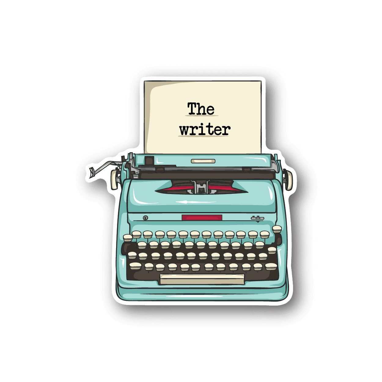 Image of The Writer Typewriter Sticker