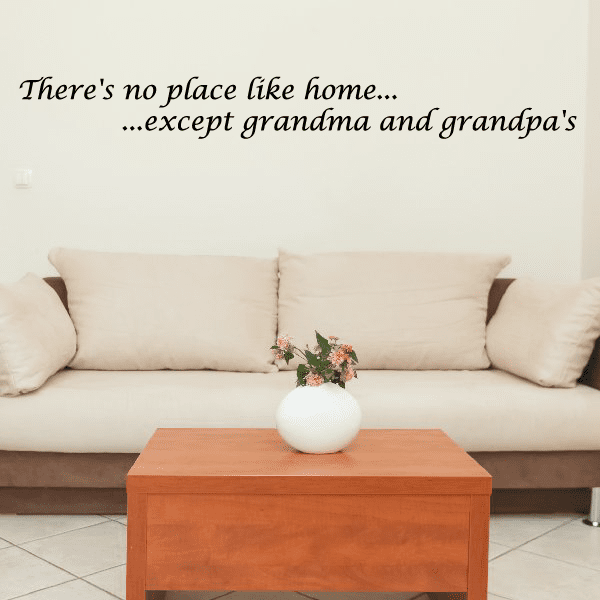 Image of There's no place like home Wall Decal