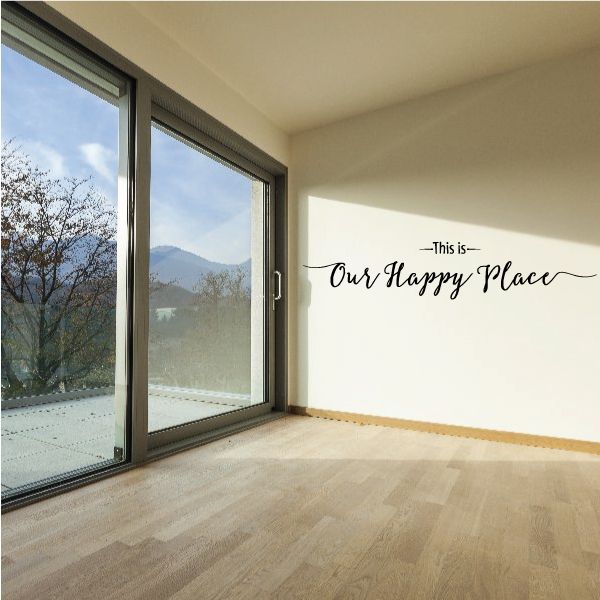 Image of This is Our Happy Place Wall Decal