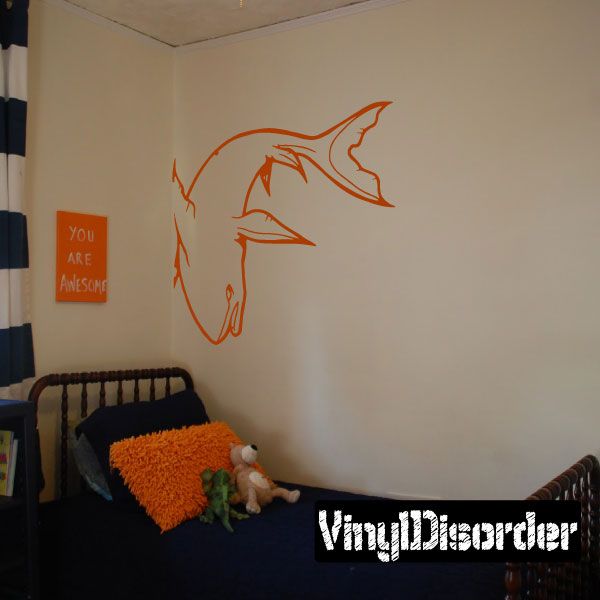 Image of Thrashing Shark Decal