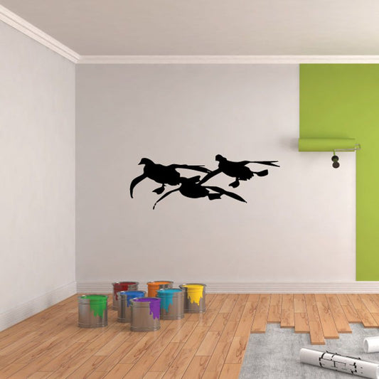 Image of Three Ducks Gliding Decal