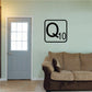 Image of Tile Outline Monogram Decal