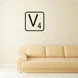 Image of Tile Outline Monogram Decal