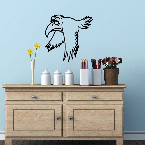 Image of Tired Flying Crow Decal